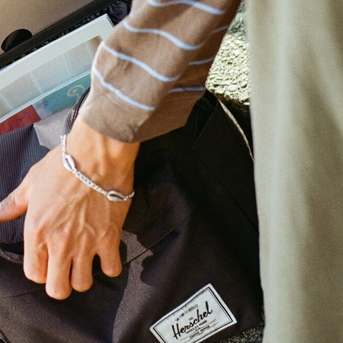 Herschel Supply Co category feature for Flush
