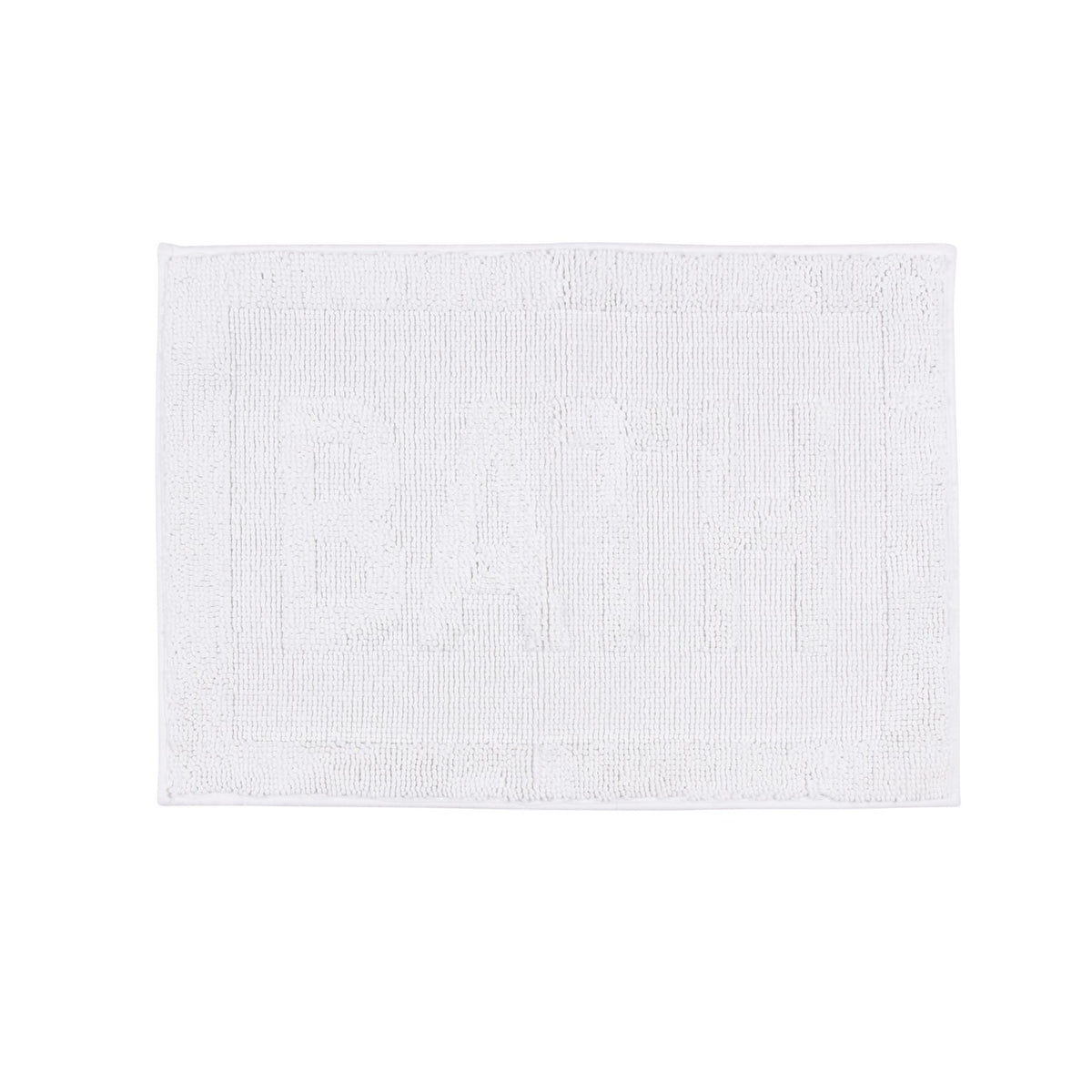 Bath Microfiber Chenille Woven Mat 17 X 24"