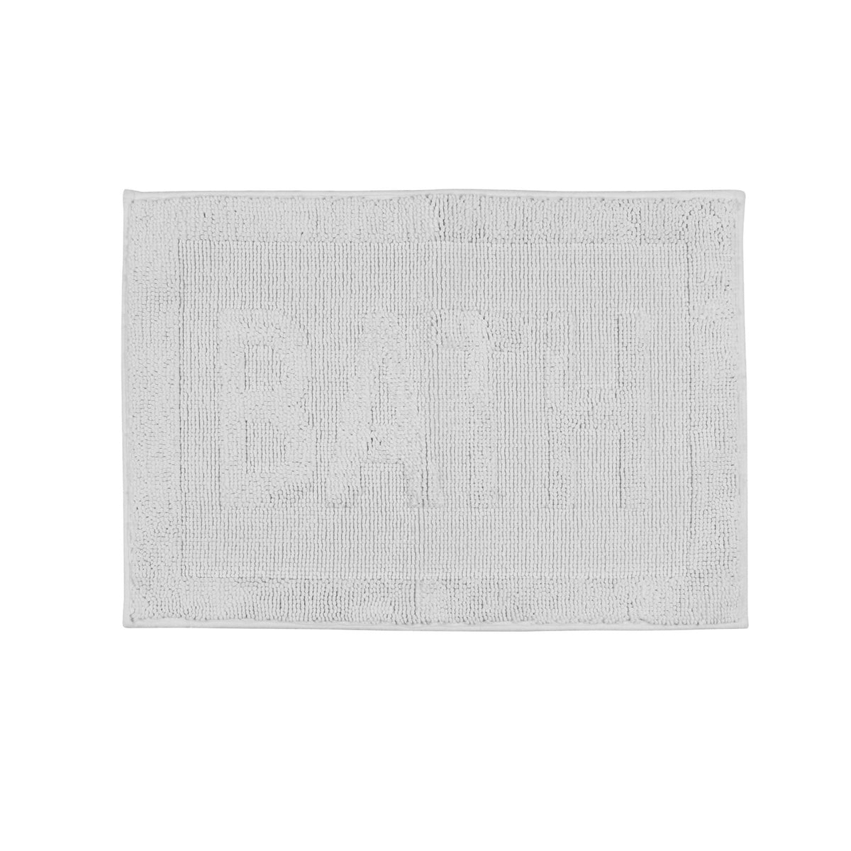 Bath Microfiber Chenille Woven Mat 17 X 24"
