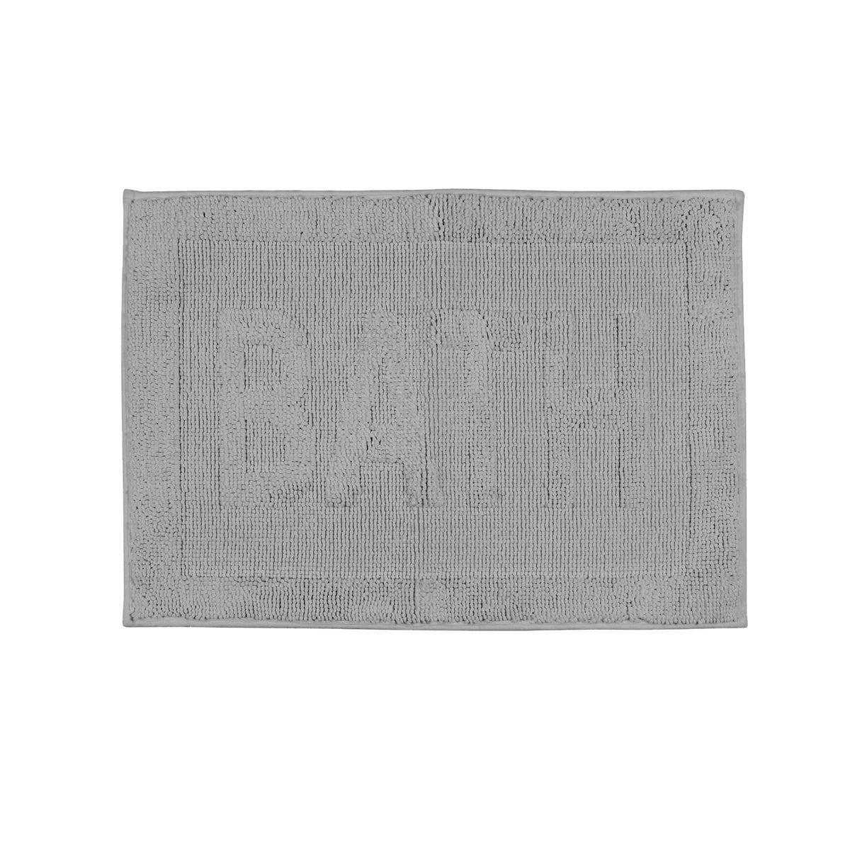 Bath Microfiber Chenille Woven Mat 17 X 24"