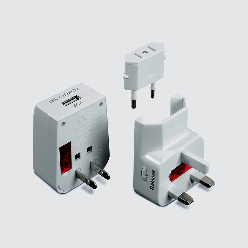 Worldwide Adapter And Usb Charger