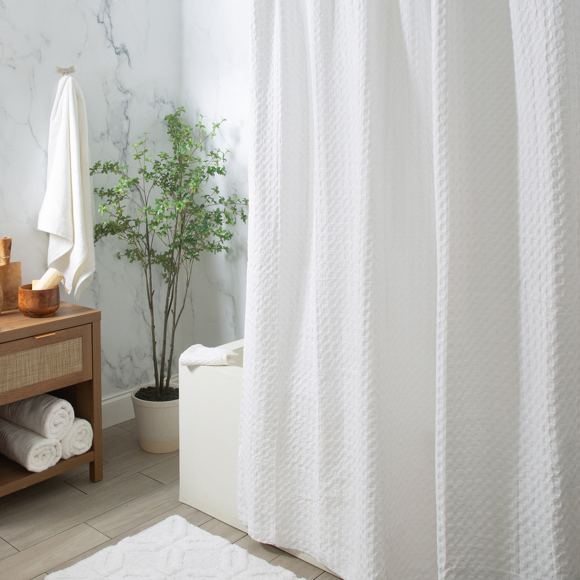 Fabric Shower Curtain