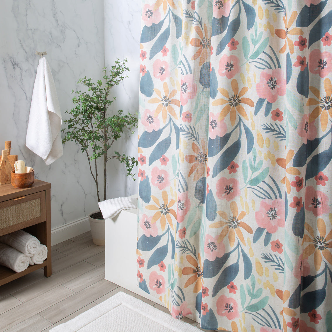 Fabric Shower Curtain