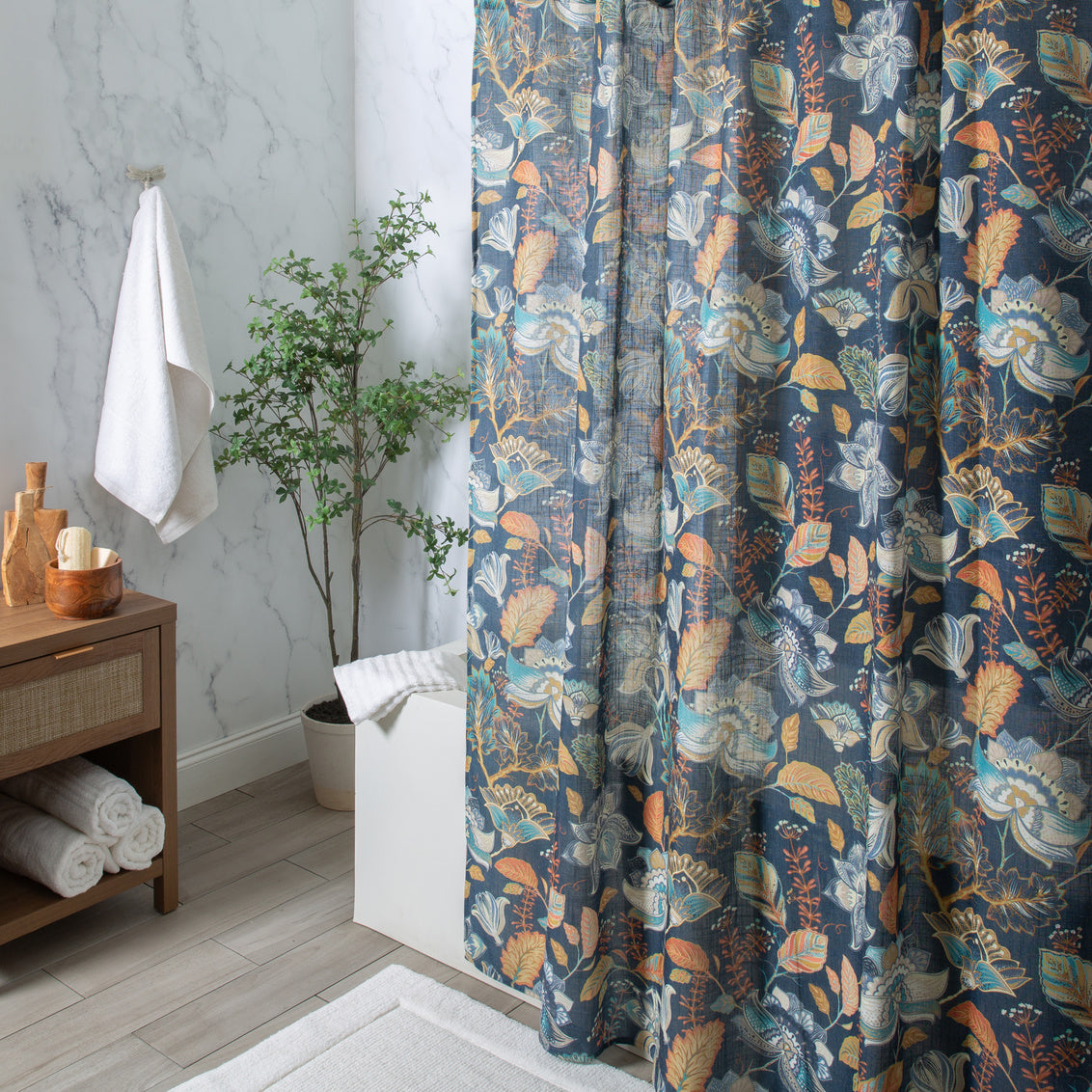 Fabric Shower Curtain