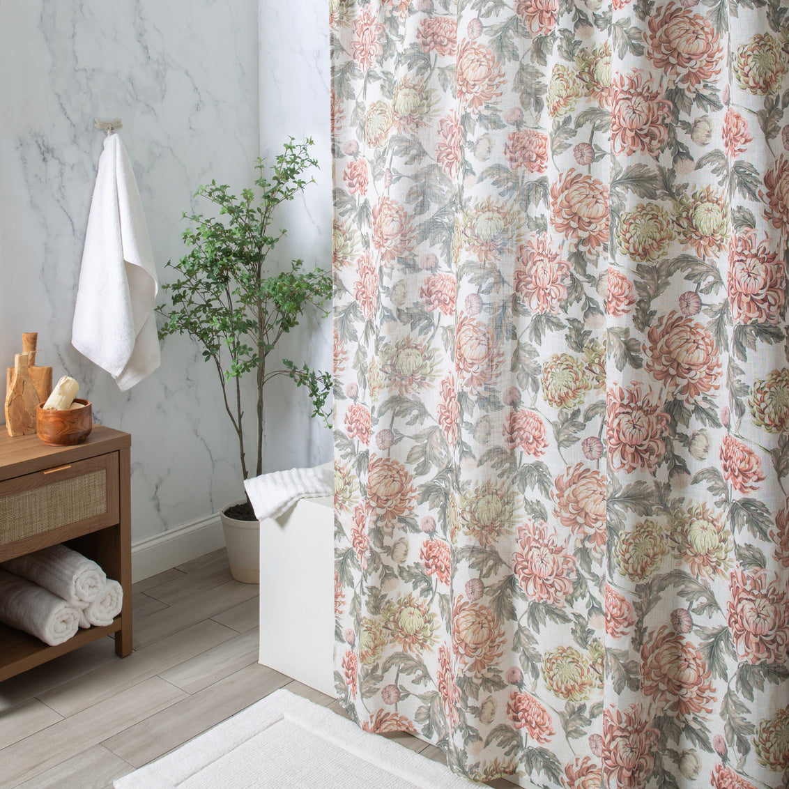 Fabric Shower Curtain