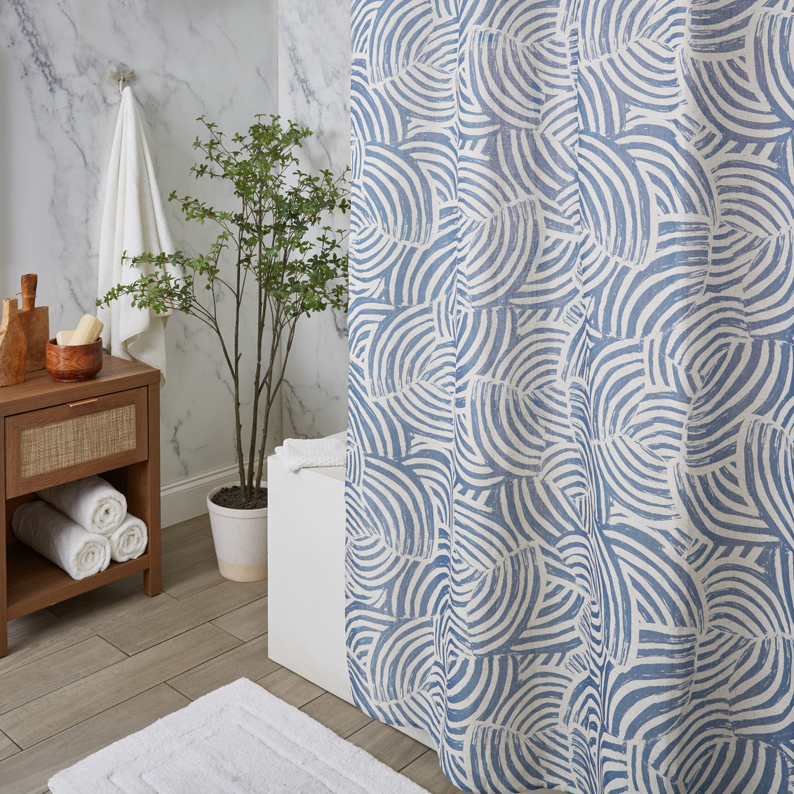 Fabric Shower Curtain