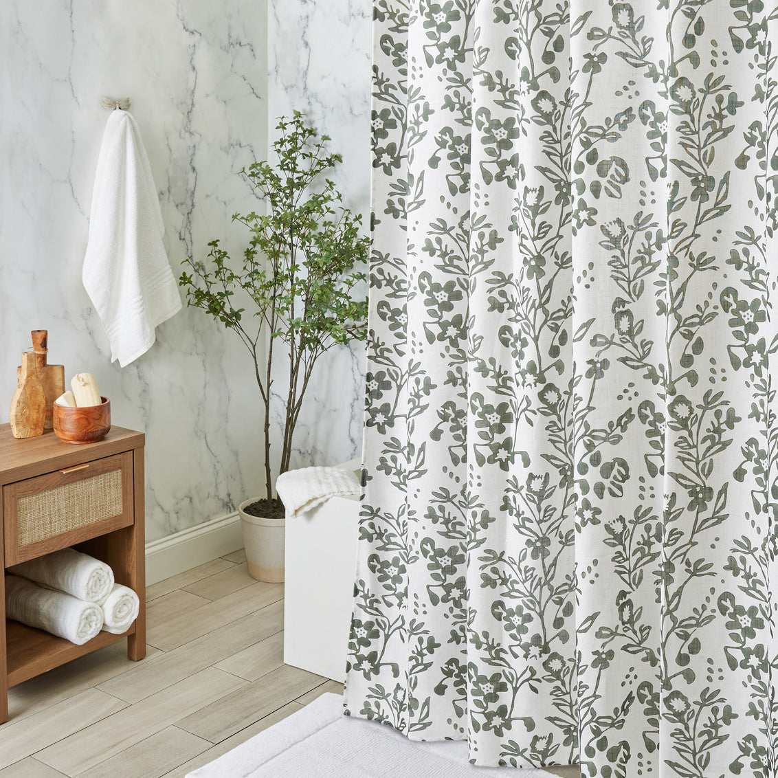 Fabric Shower Curtain