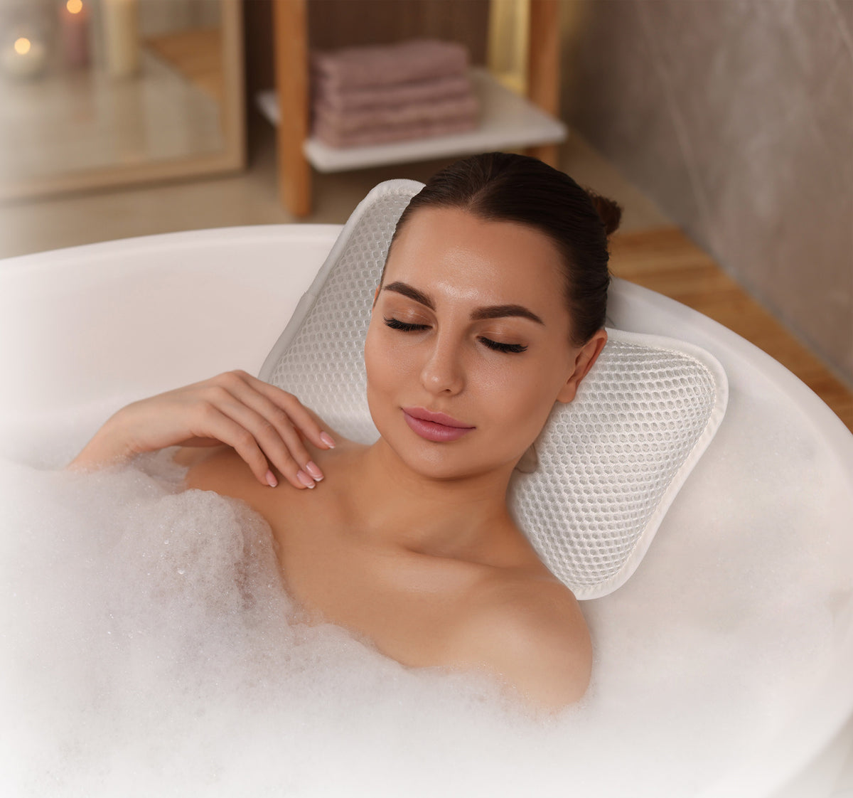 Spa 3D Mesh Pillow