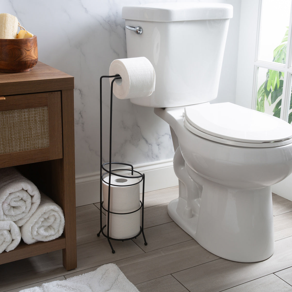 Olsen Toilet Paper Stand with Reserve