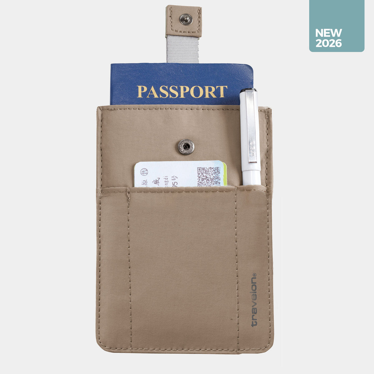 Rfid Blocking Pull Up Passport Holder