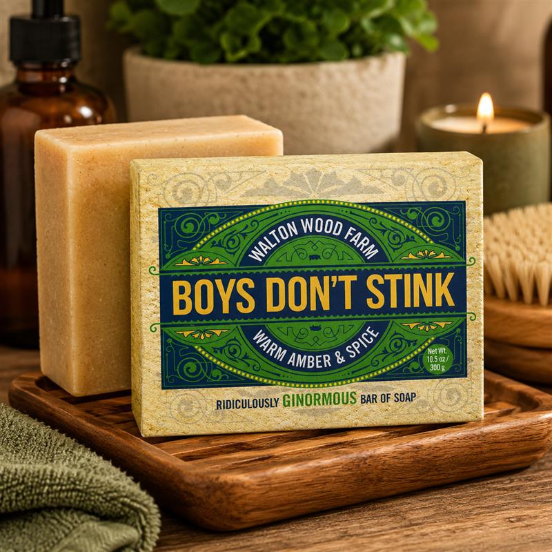 Boys Don't Stink Soap Bar