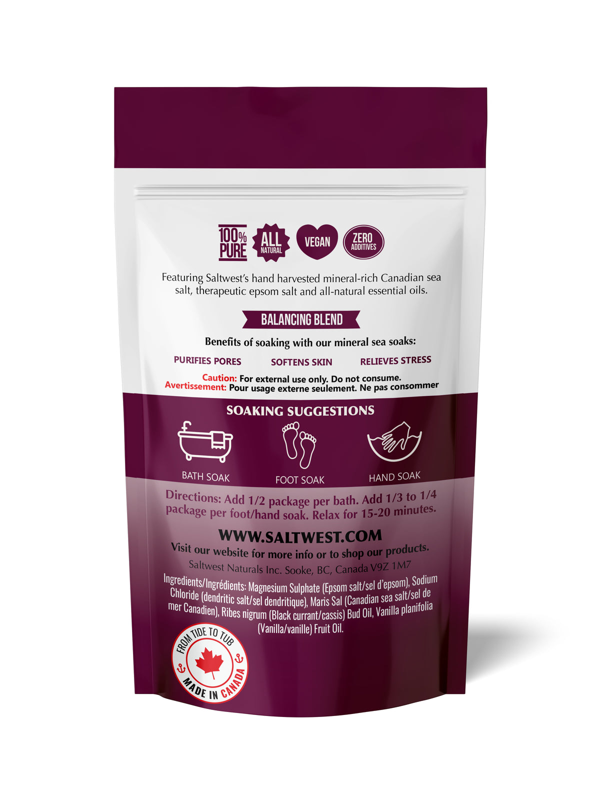 Black Currant & Vanilla Bath Soak 80 g