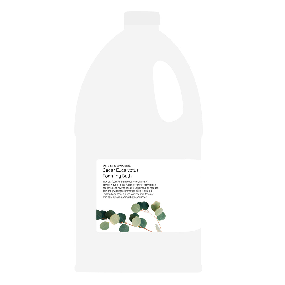 Foaming Bath – Cedar Eucalyptus (4 Litre)