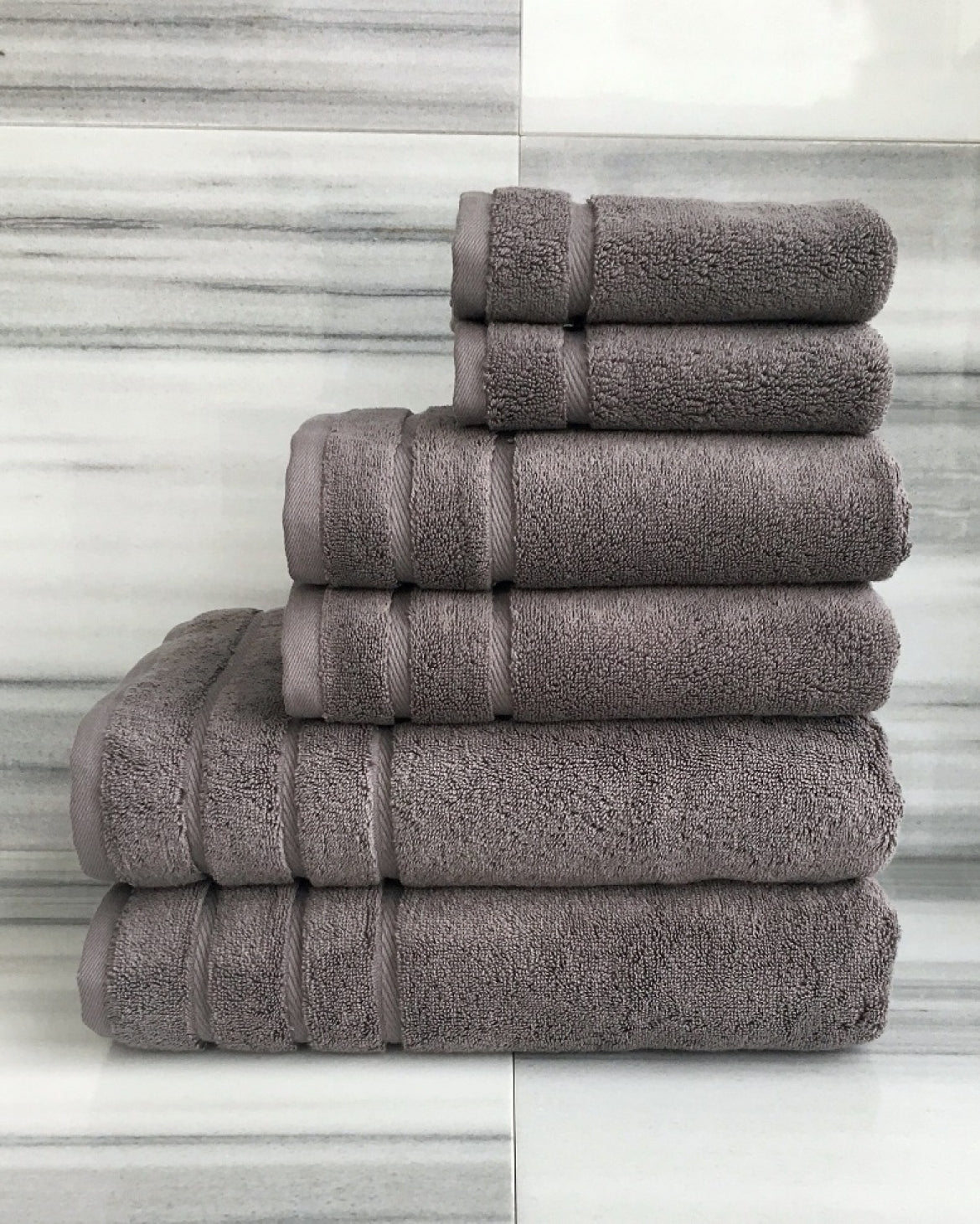 Serene Bath Towel — Steel