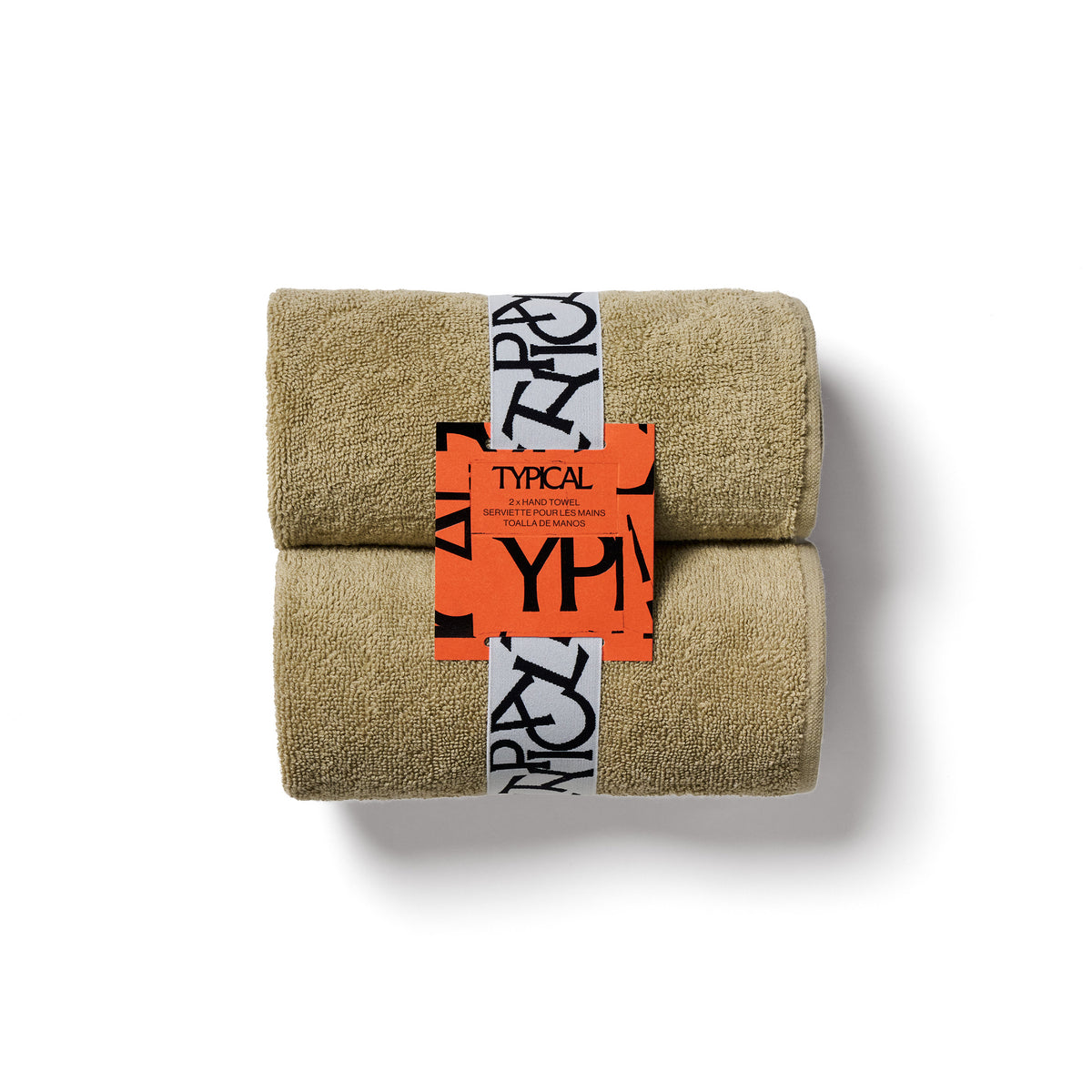 Typical Stretch Classic Hand Towel (2-Pack) Solid Colour