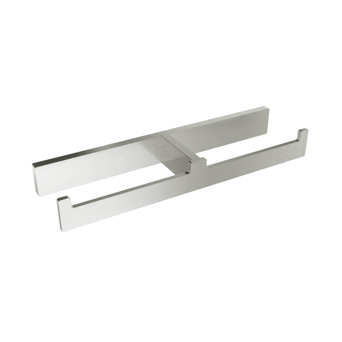 Erupt Double Toilet Paper Holder - Brushed Nickel