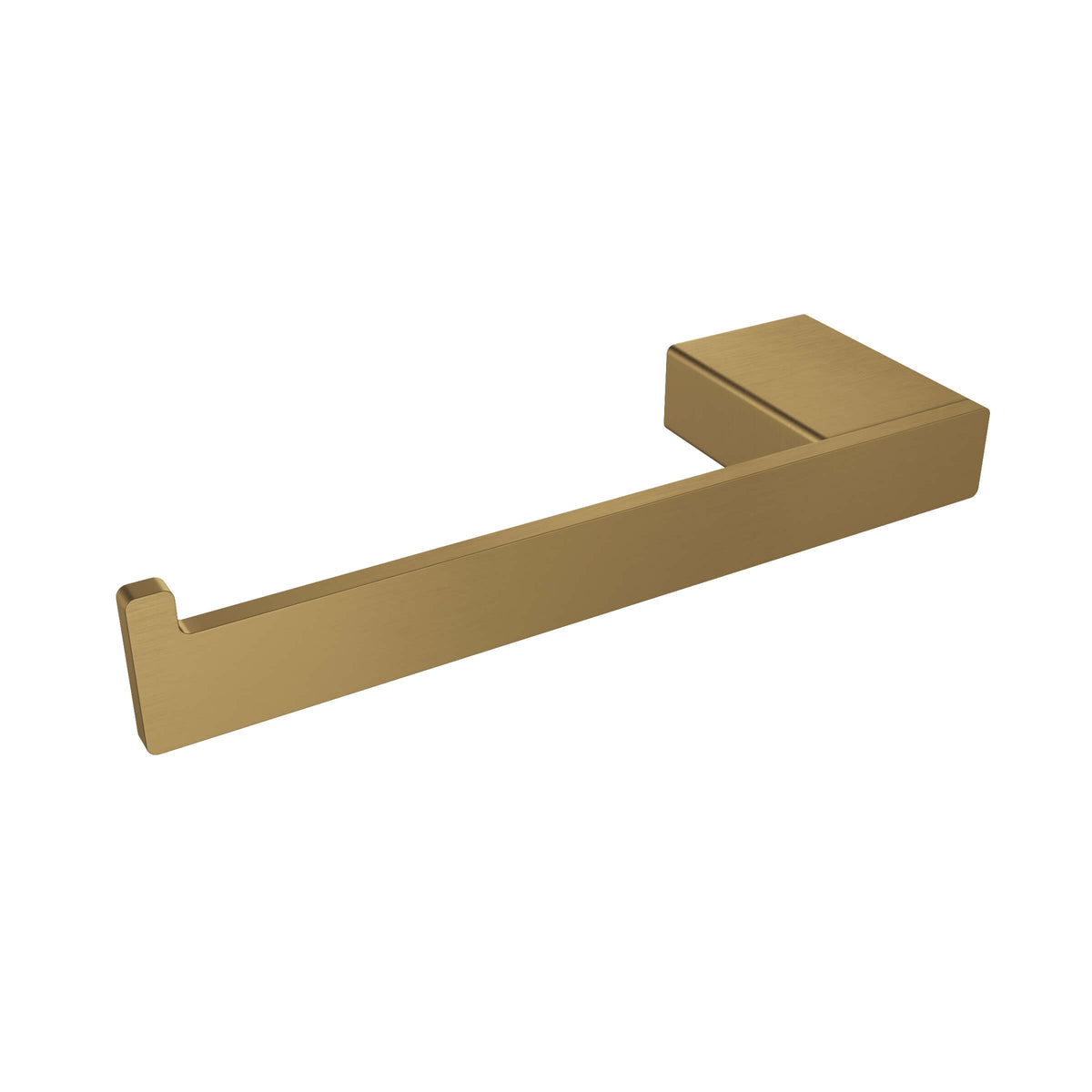 Cinder Toilet Paper Holder (RH Post) - Brushed Gold