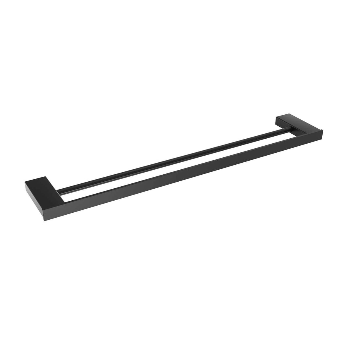 Cinder 24″ Double Towel Bar - Matte Black