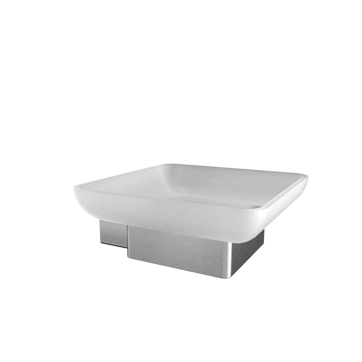 Cinder Soap Dish Holder - Brushed Nickel