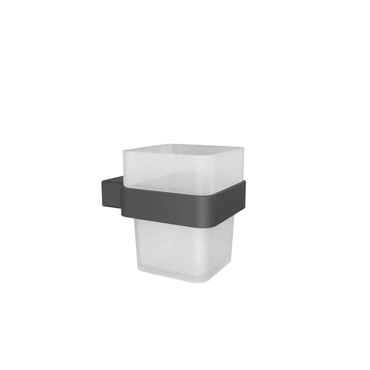Cinder Glass Tumbler - Matte Black
