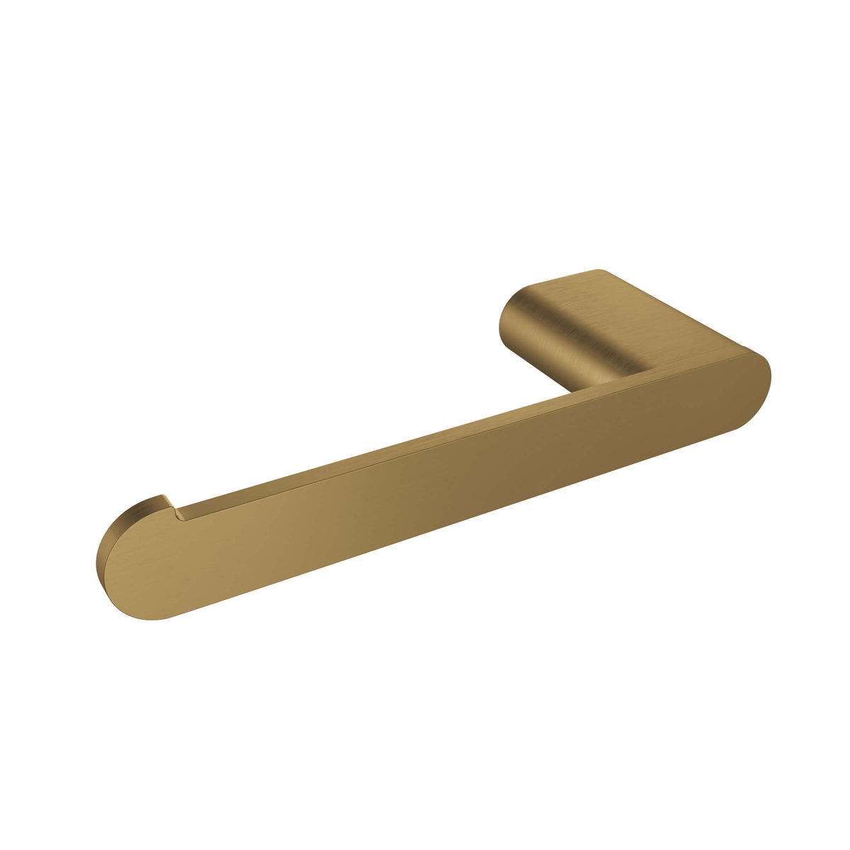 Flow Toilet Paper Holder (RH Post) - Brushed Gold