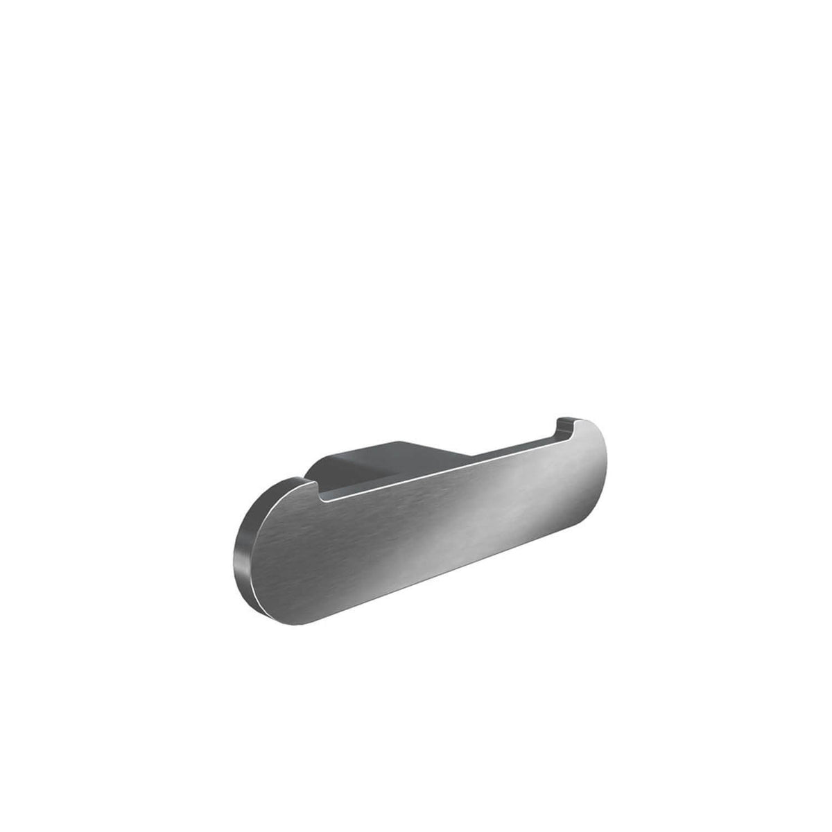 Flow Double Towel Hook - Brushed Nickel