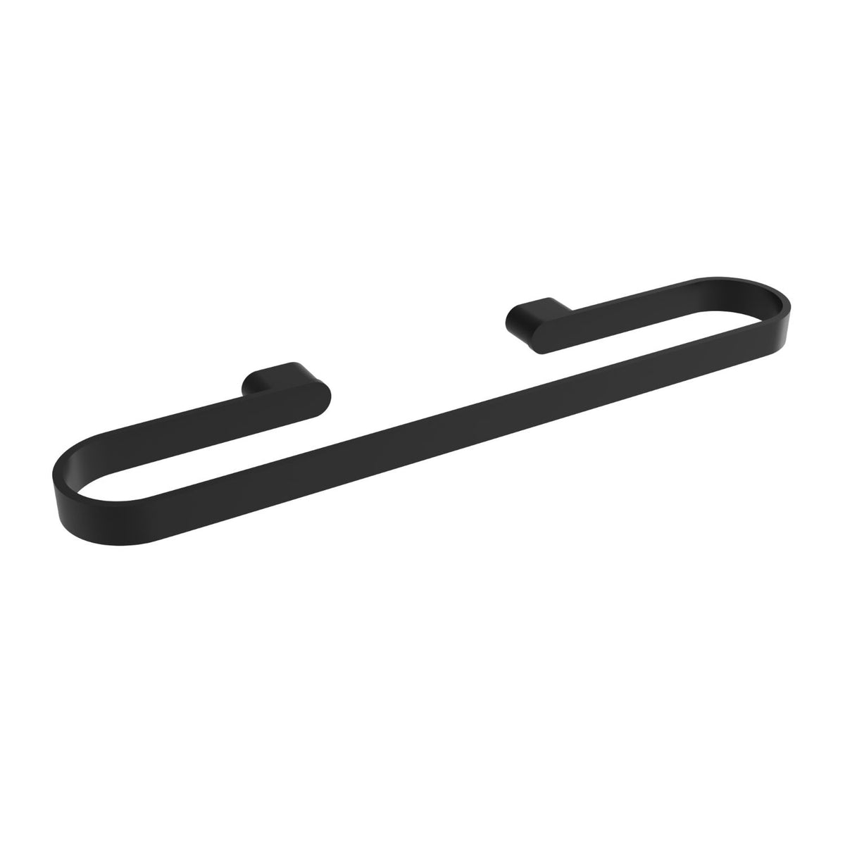 Flow Rounded Towel Bar - 18" - Matte Black