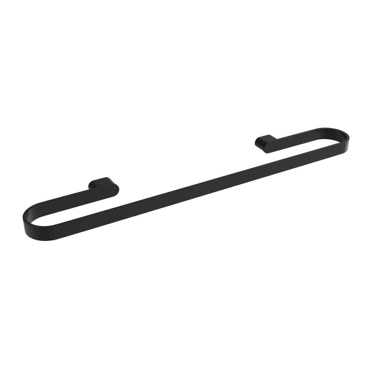 Flow Rounded Towel Bar - 24" - Matte Black