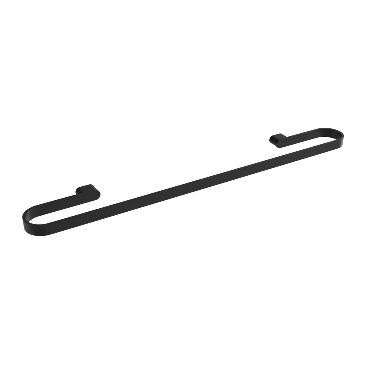 Flow Rounded Towel Bar - 30" - Matte Black