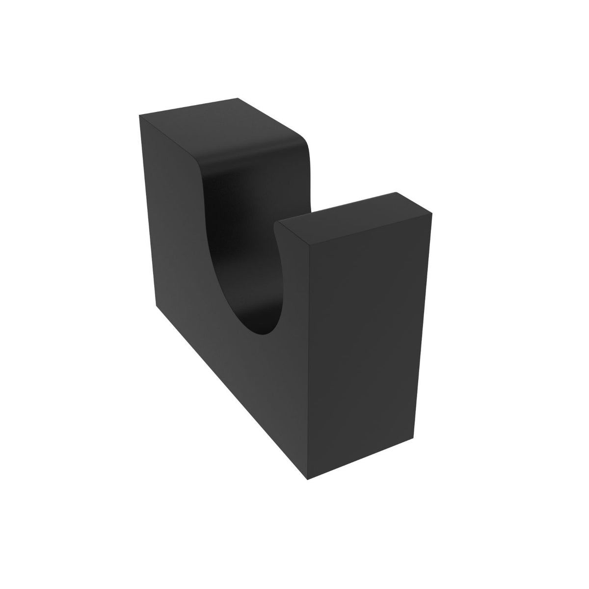 Fire Towel Hook - Matte Black