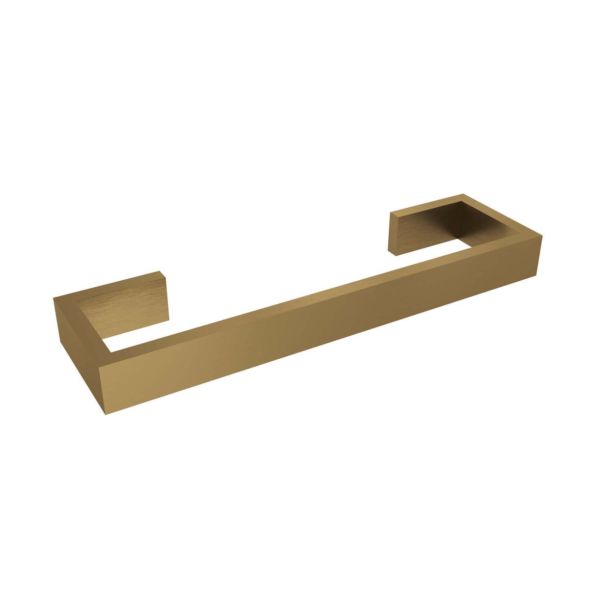 Fire Towel Bar - 12" - Brushed Gold