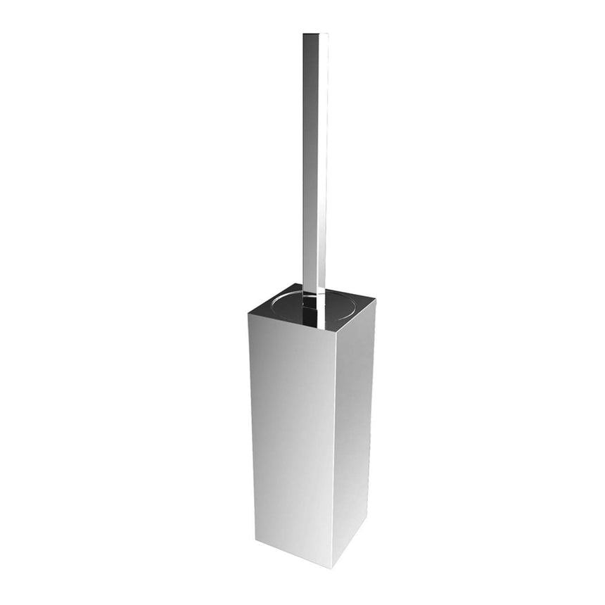 Fire Wall-Mounted Toilet Brush - Chrome