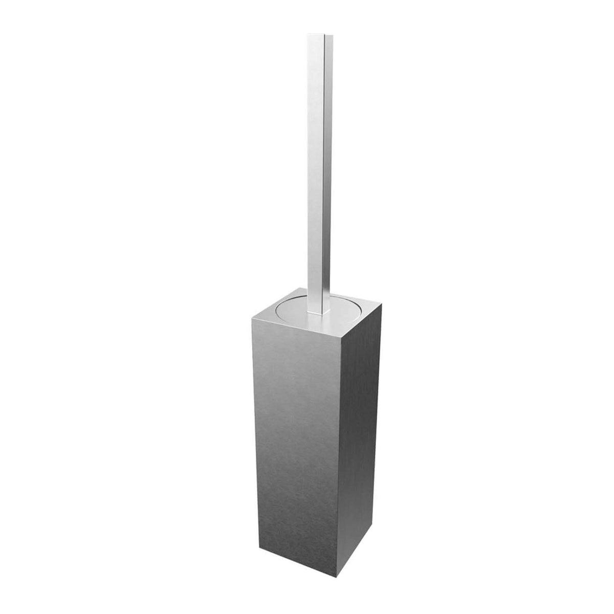Fire Wall-Mounted Toilet Brush - Brushed Nickel