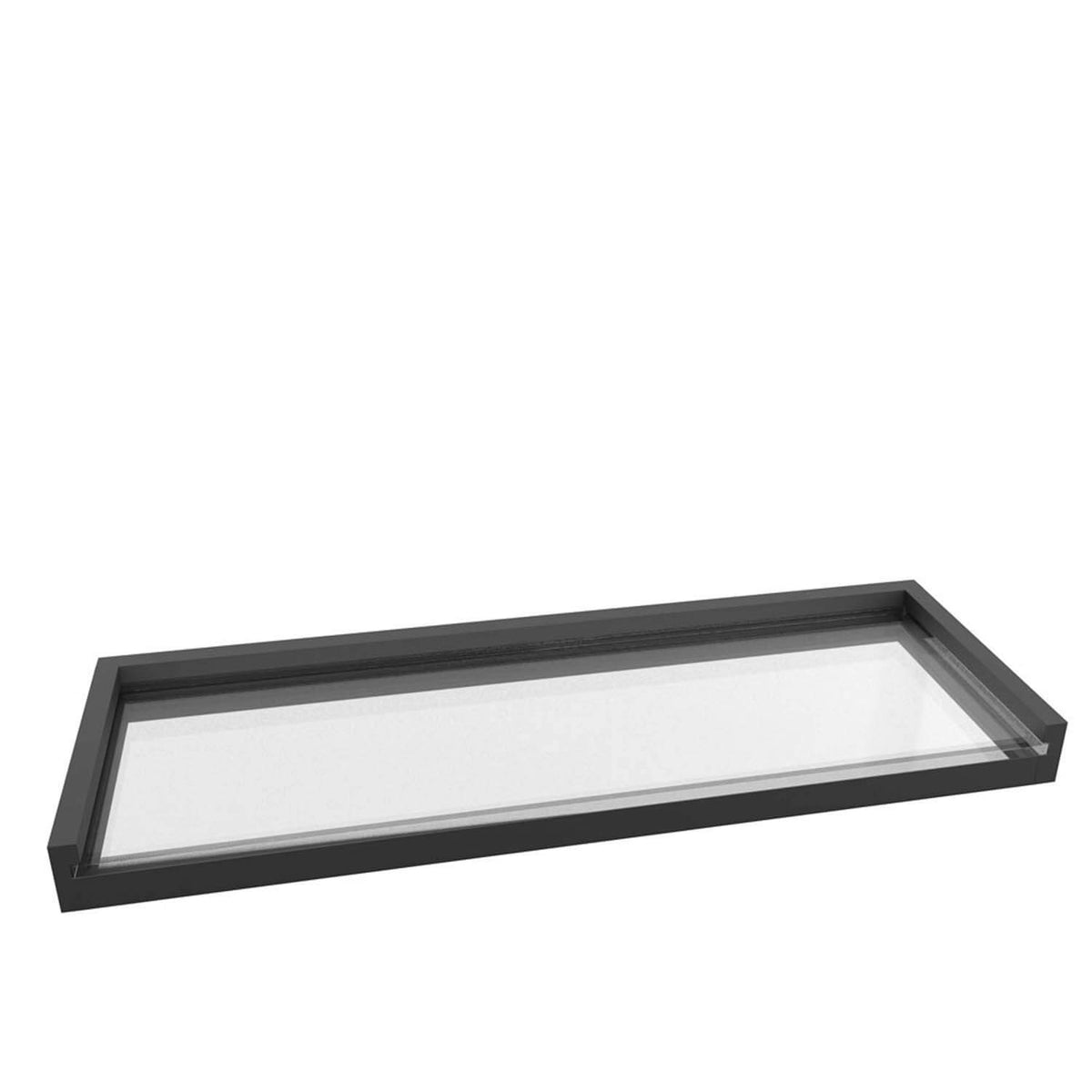 Fire Glass Shelf - Matte Black