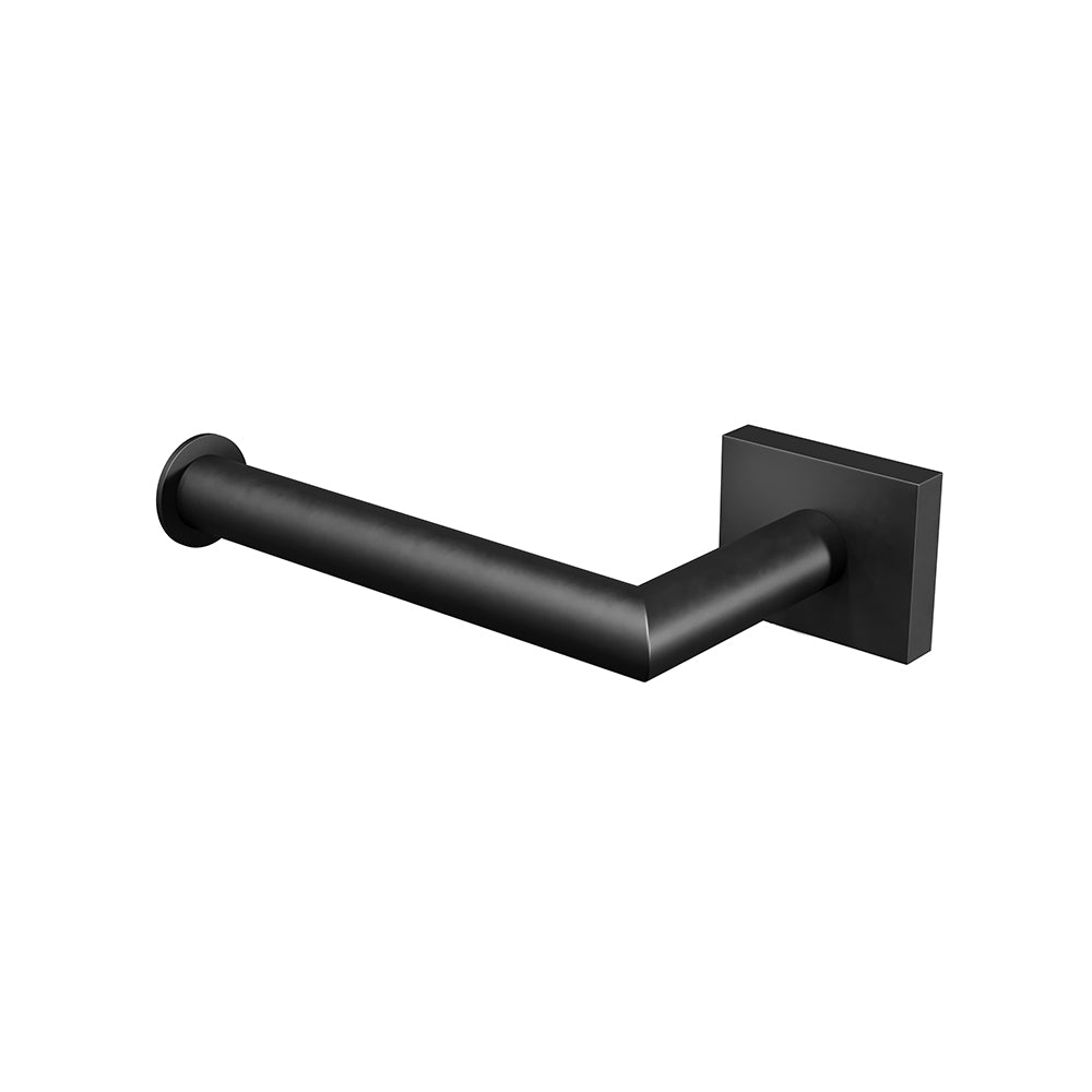 Crater Toilet Paper Holder – RH Post - Matte Black