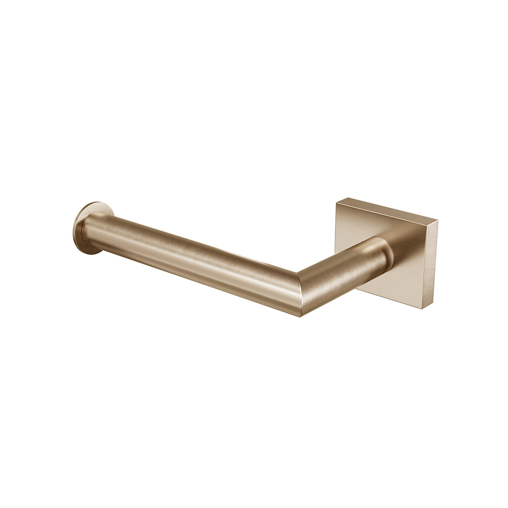 Crater Toilet Paper Holder – RH Post - Brushed Bronze