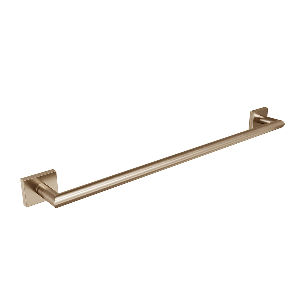 Crater Towel Bar - 24" - Brushed Bronze