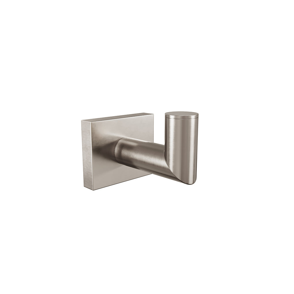 Crater Towel Hook - Brushed Nickel
