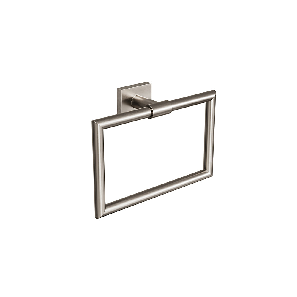 Crater Towel Ring - Brushed Nickel