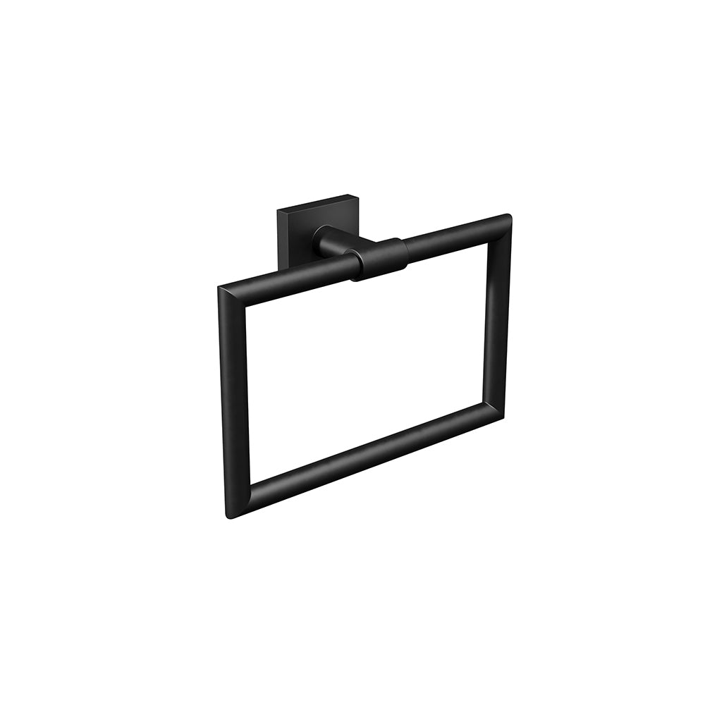 Crater Towel Ring - Matte Black