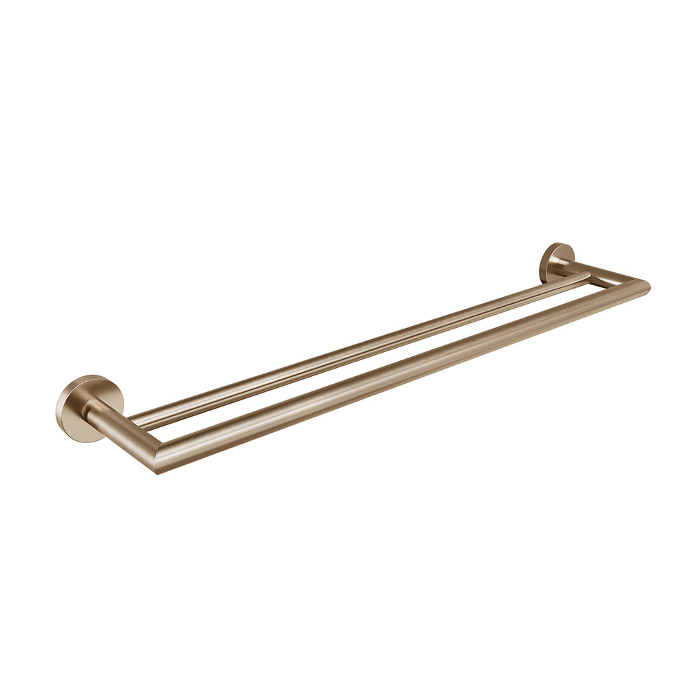 Summit 24″ Double Towel Bar - Brushed Bronze