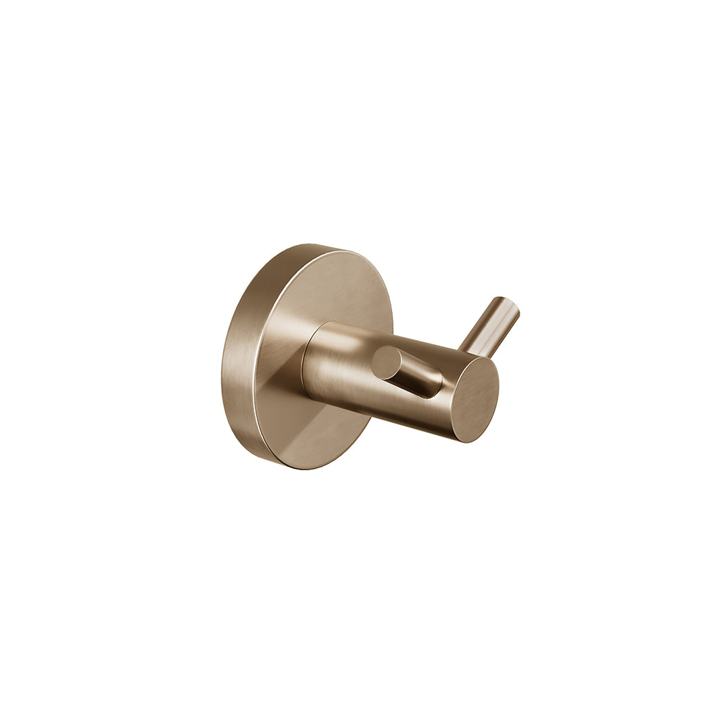 Summit Double Towel Hook - Small (2") - Brushed Bronze