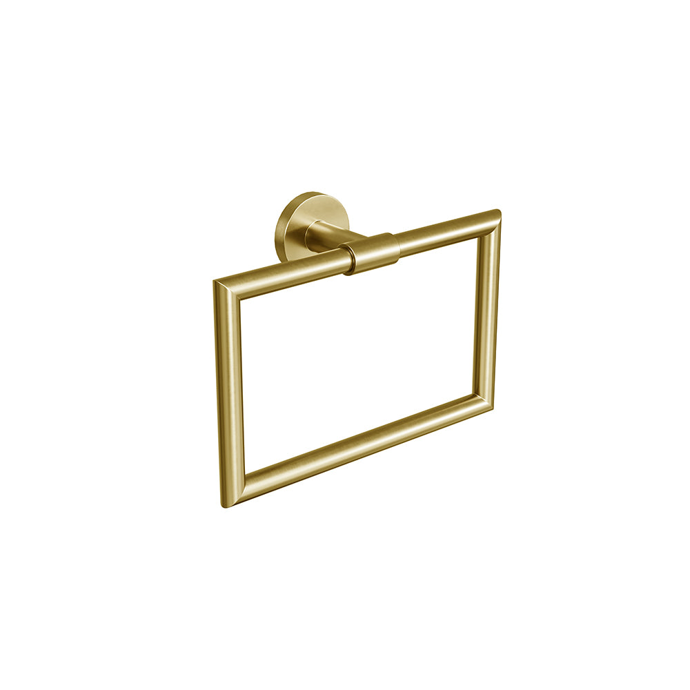 Summit Towel Ring - Brushed Gold