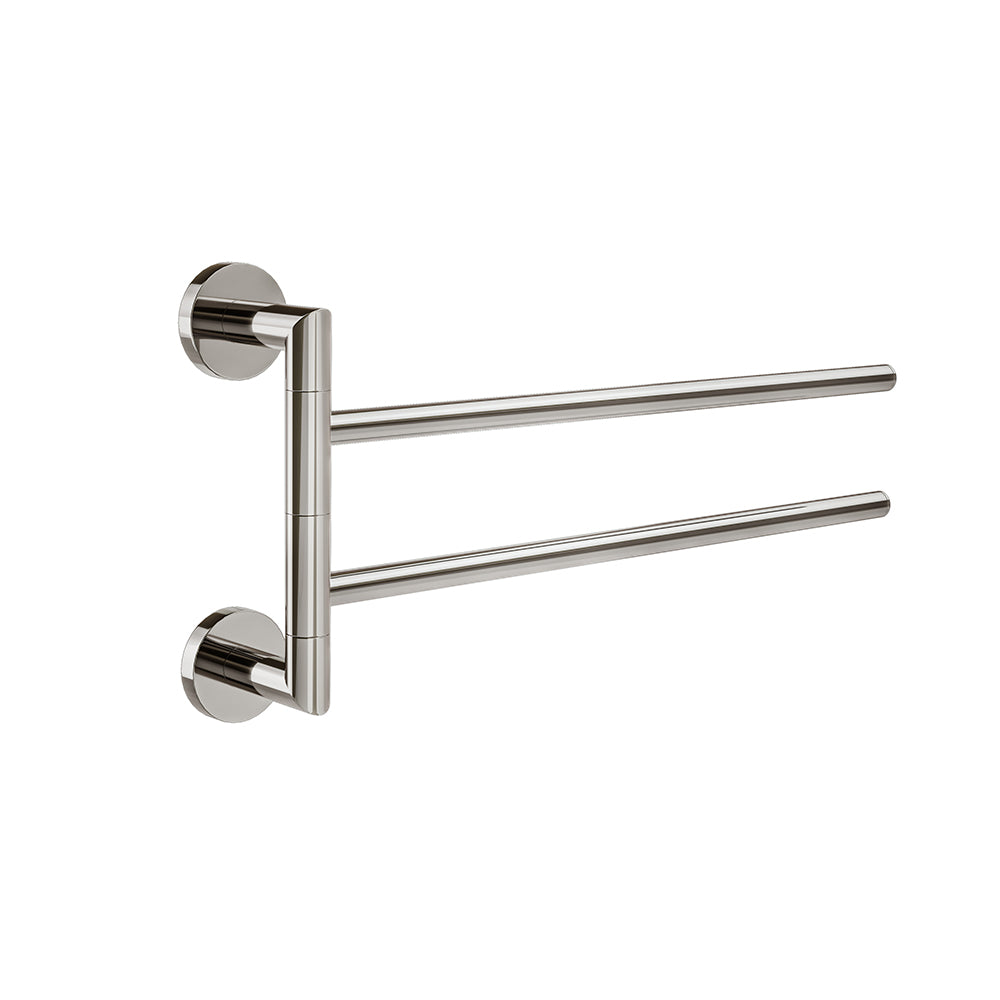 Summit Swivelling Towel Bar - Polished Nickel