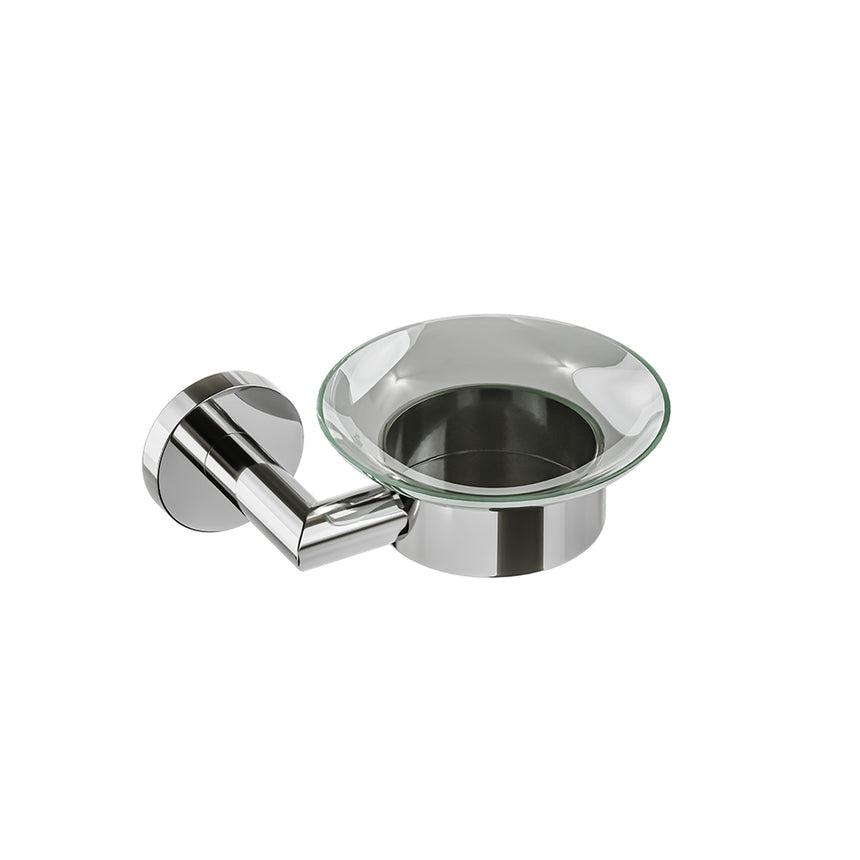 Summit Glass Soap Dish - Chrome