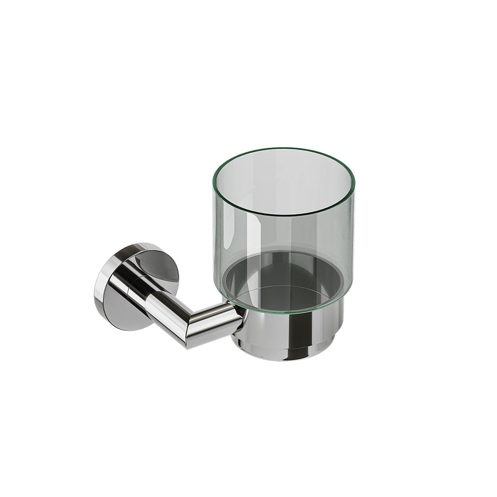 Summit Glass Tumbler - Chrome