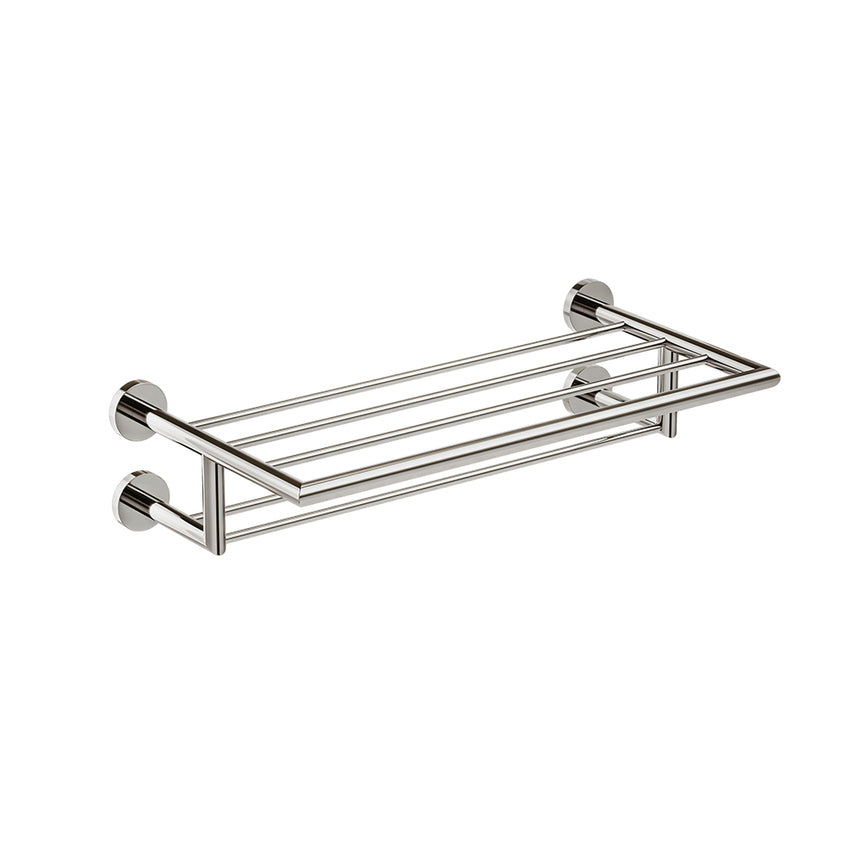 Summit Double Towel Shelf - Polished Nickel