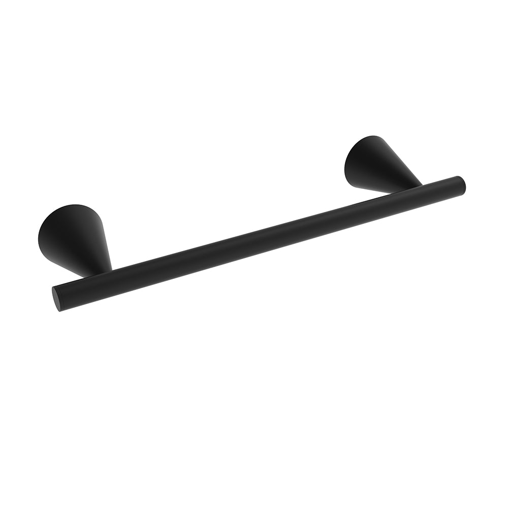 Cone Towel Bar - 12" - Matte Black