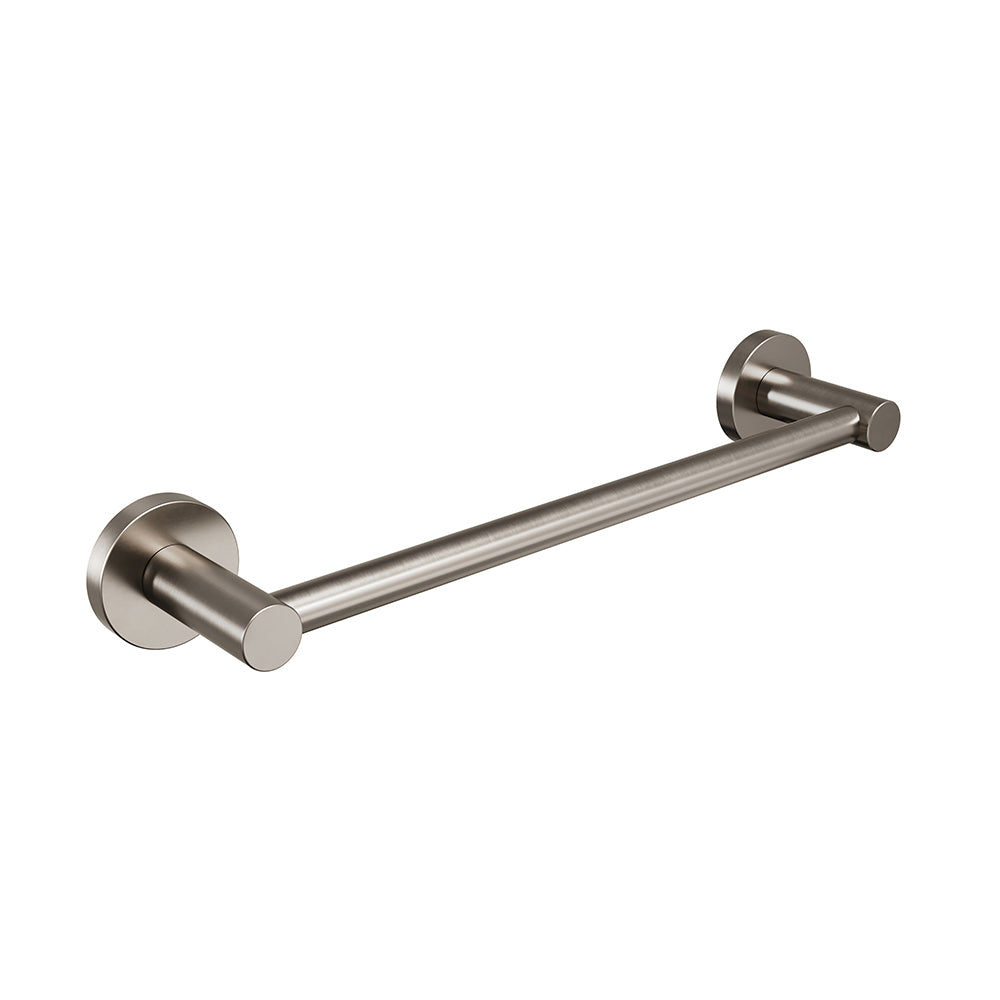 Lava Towel Bar - 12" - Brushed Nickel