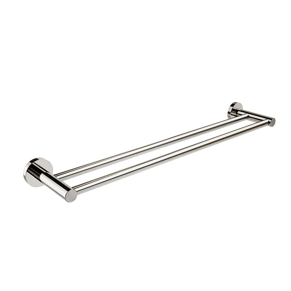 Lava 24″ Double Towel Bar - Polished Nickel
